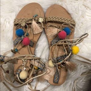 Lace up Sandals